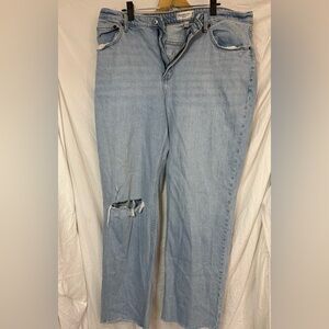 Abercrombie & Fitch Light Blue High Rise Jeans